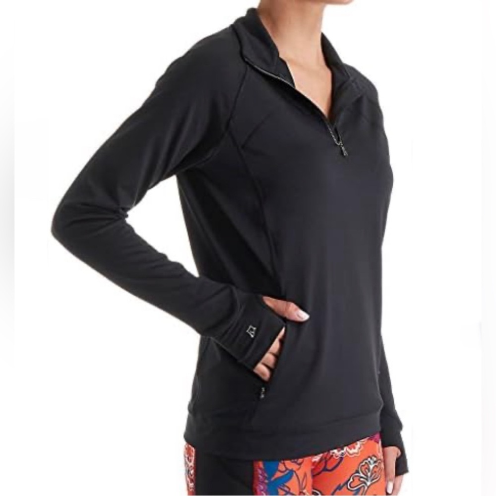 EUC- Skirt Sports ‘Tough Chick’ Quarter Zip Top